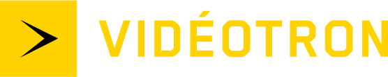 Logo Videotron jaune Logo Videotron jaune
